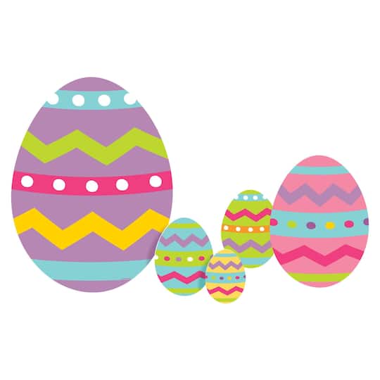 Multicolor Easter Egg Yard Signs, 10ct.